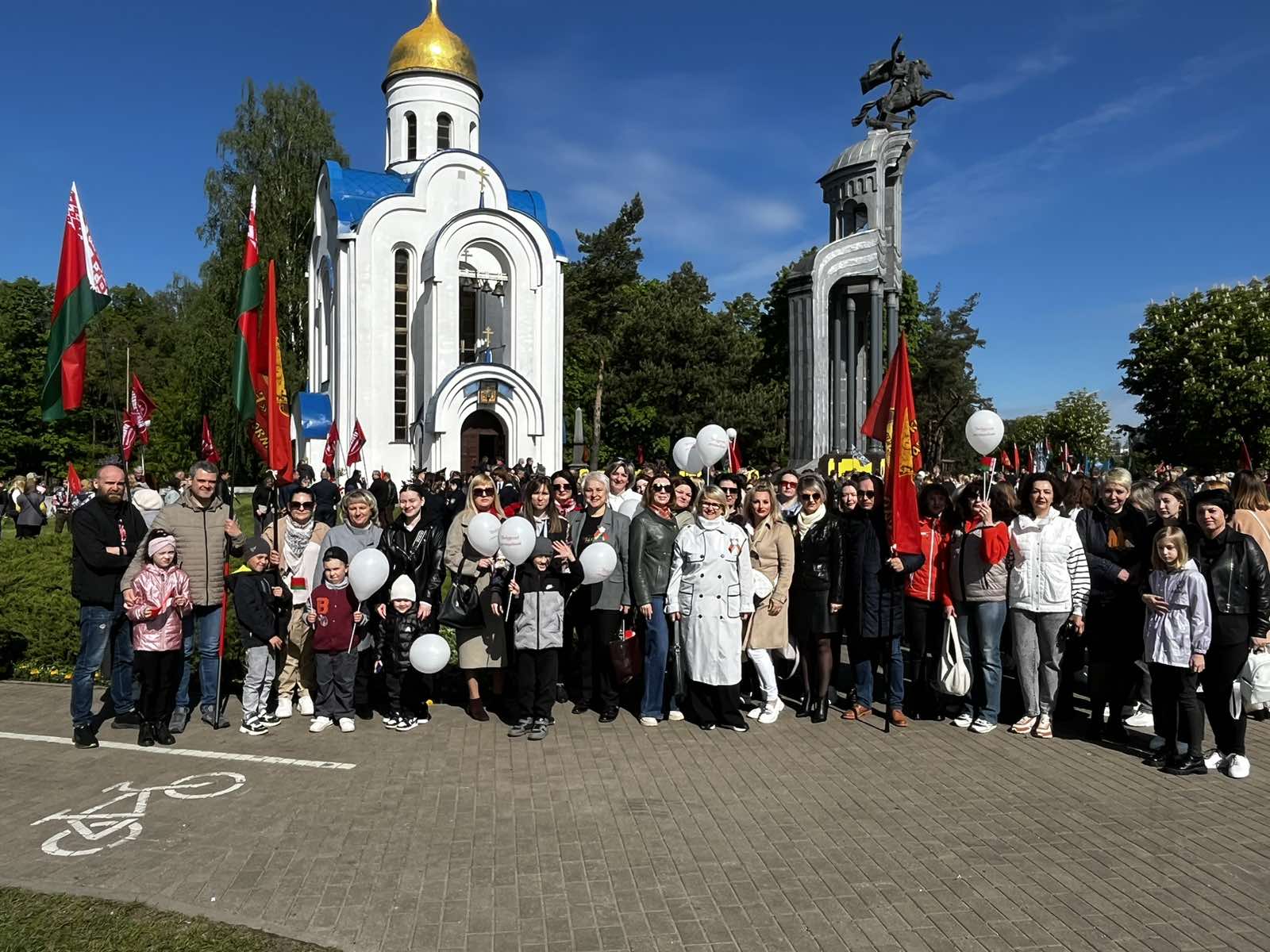 Трудовой коллектив ОАО”Бобруйский мясокомбинат” принял активное участие в праздничных мероприятий, посвященных Дню Победы!