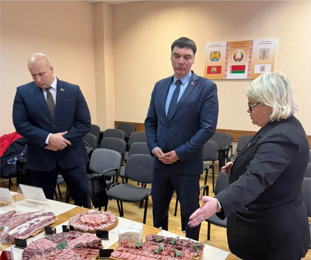 Помощник Президента – инспектор по Могилевской области Наливайко Сергей Эдуардович посетил ОАО «Бобруйский мясокомбинат».